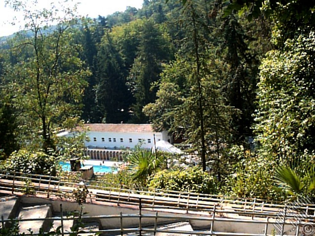 View of Termal-Gokcedere Village in Yalova city of Turkey.
