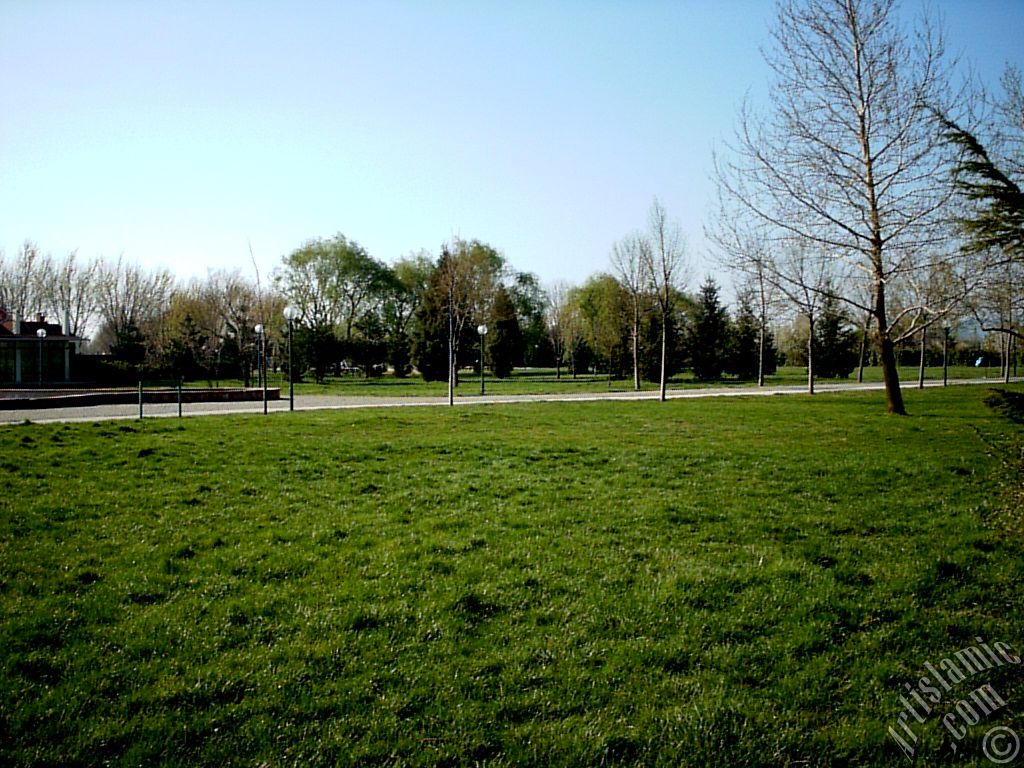 View of Botanical Park in Bursa city of Turkey.

